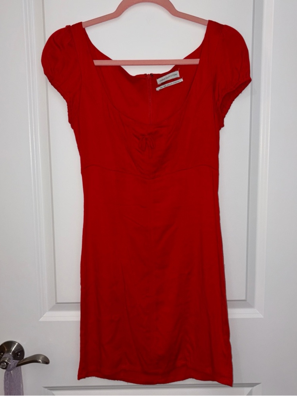 Urban Outfitters Red Mini Dress with Scoop Neck